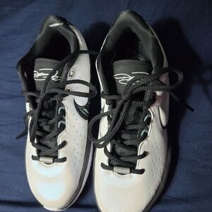 White and Black Athletic Shoes